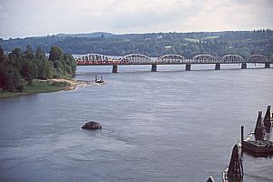 Eisenbahnbrücke über die Glomma
