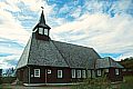 Die 1965 erbaute Máze kirke in der zweitgrößten Ansiedlung der Gemeinde Kautokeino