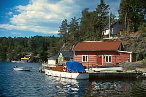 Wochenendhausidylle am Vindafjorden